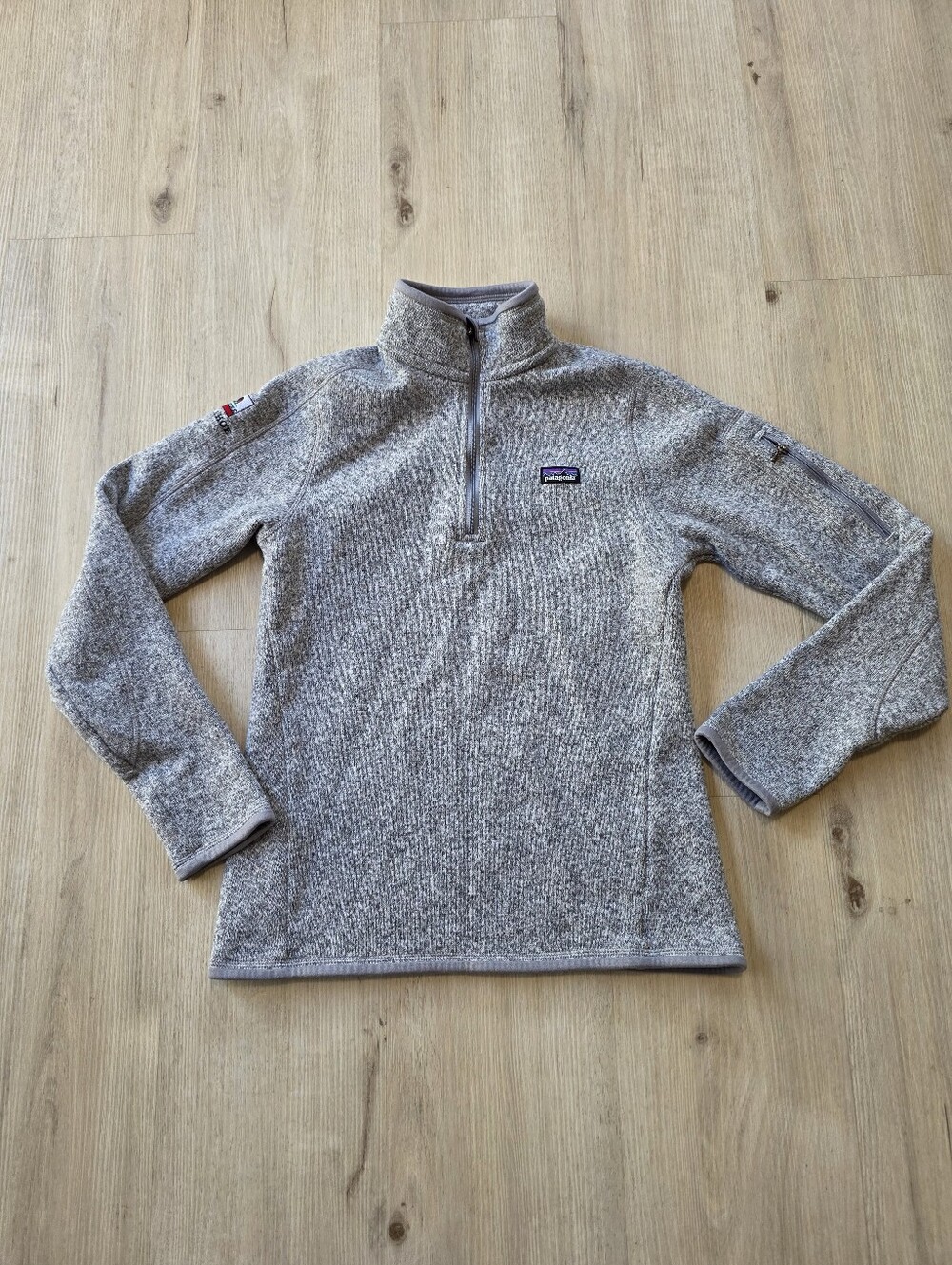 Patagonia Women's Better Sweater 1/4-Zip Size S Lake Tahoe Embroidery Logo